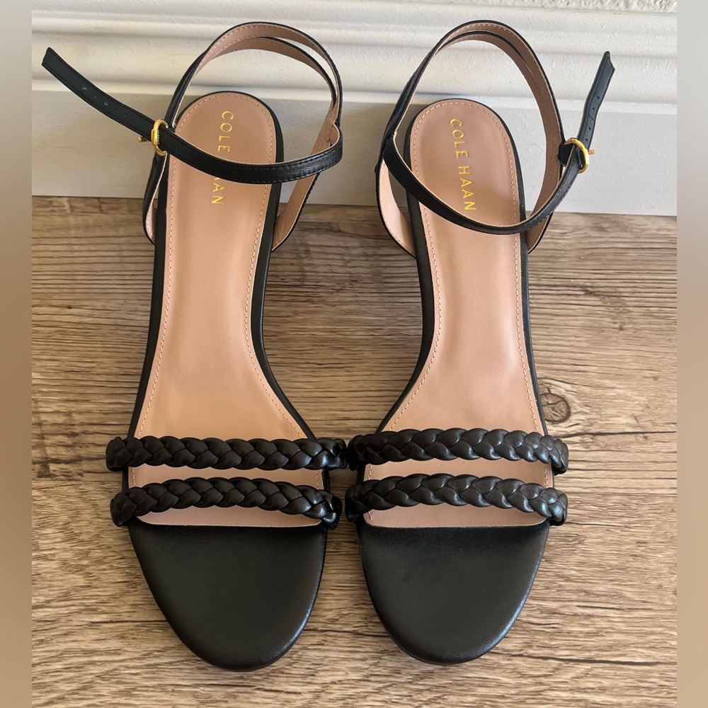 Cole Hann black leather heels - 9.5
